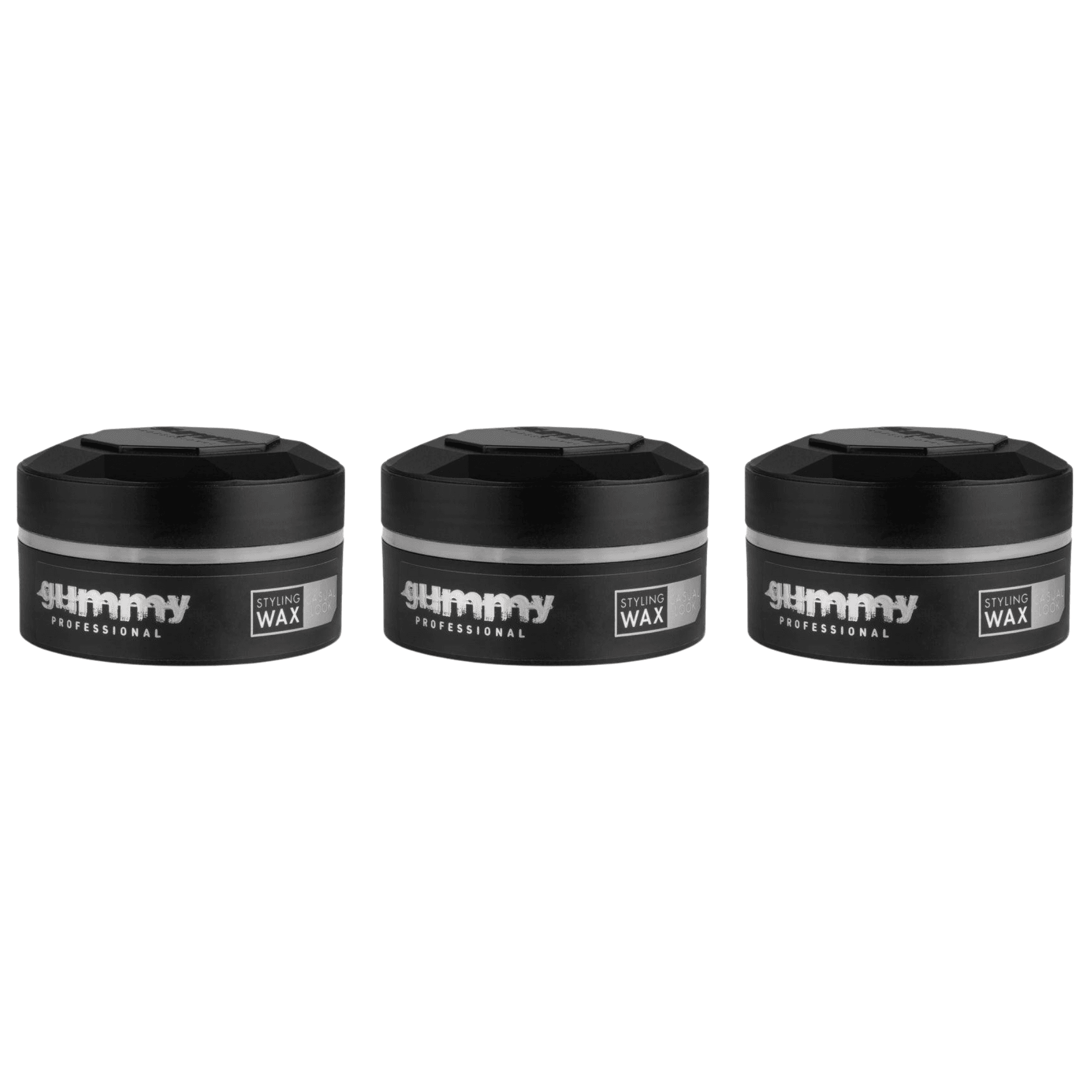 Gummy Hair Styling Wax Casual Look 5 Oz Multipack