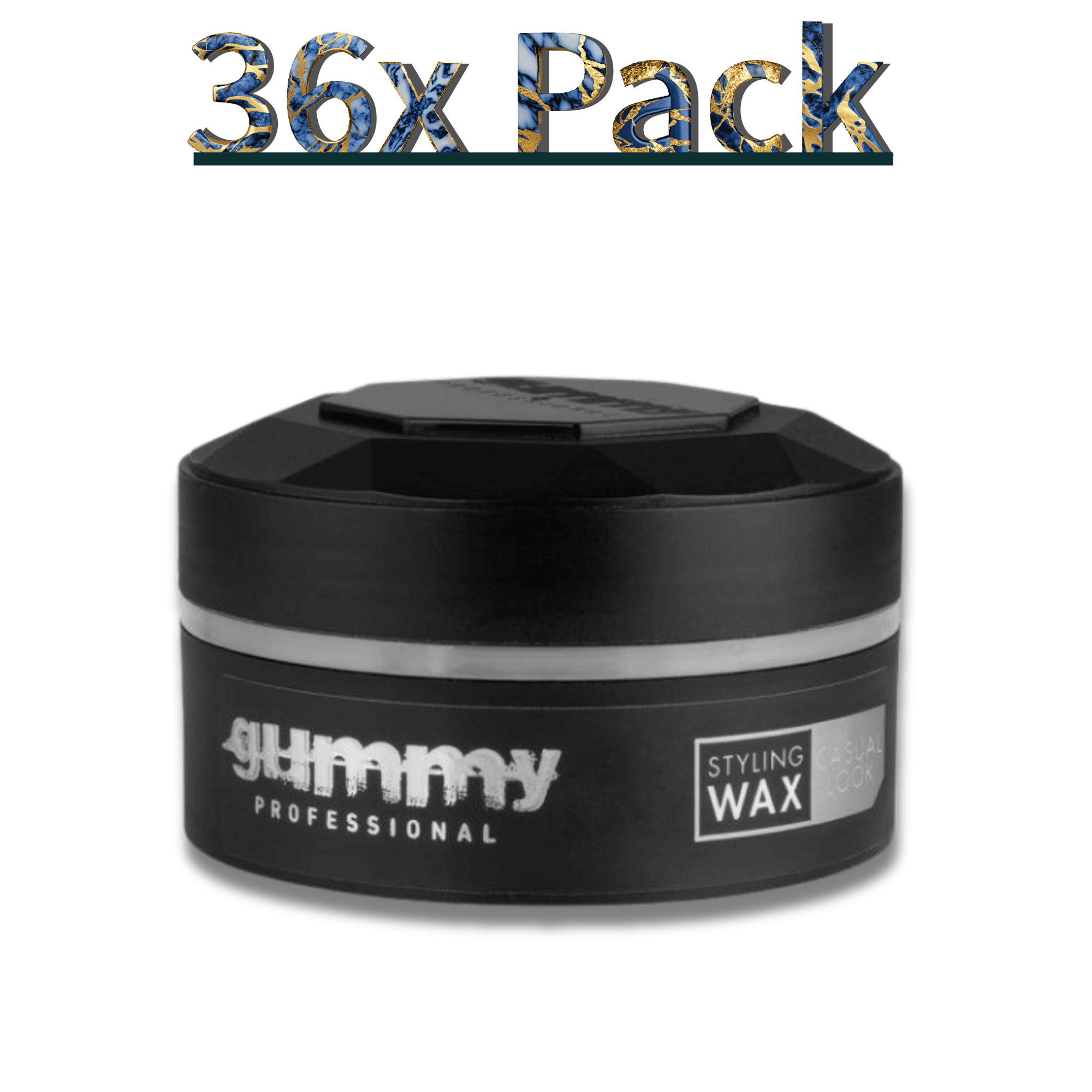 Gummy Hair Styling Wax Casual Look 5 Oz Multipack