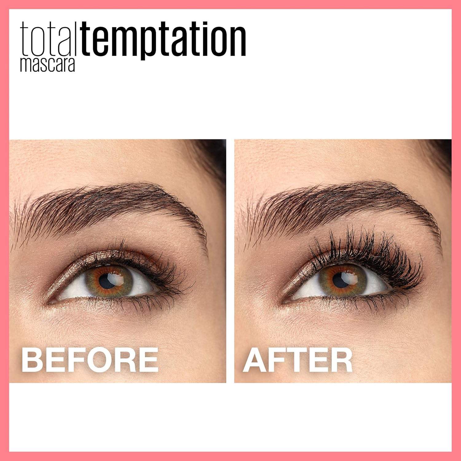 MAYBELLINE Total Temptation Washable Mascara - Blackest Black
