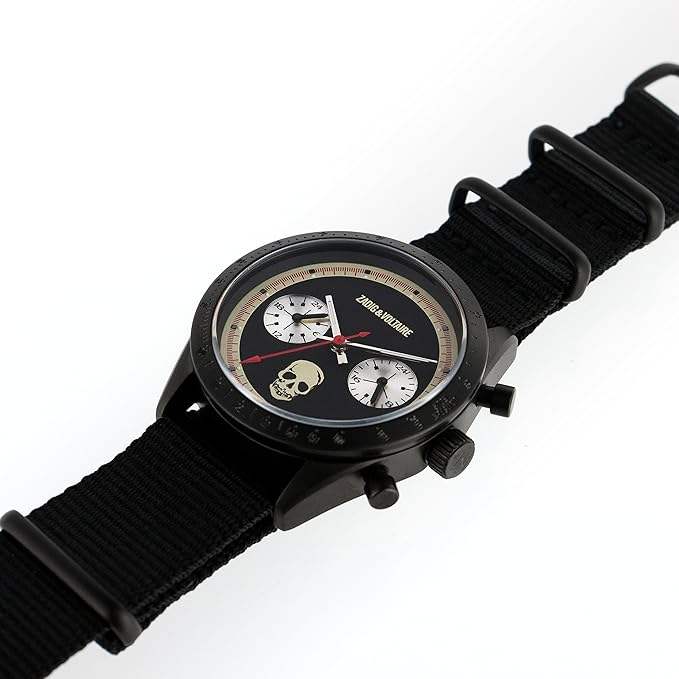 ZVM108 Black Nylon Strap Watch by Zadig & Voltaire for Unisex - 1 Pc Watch