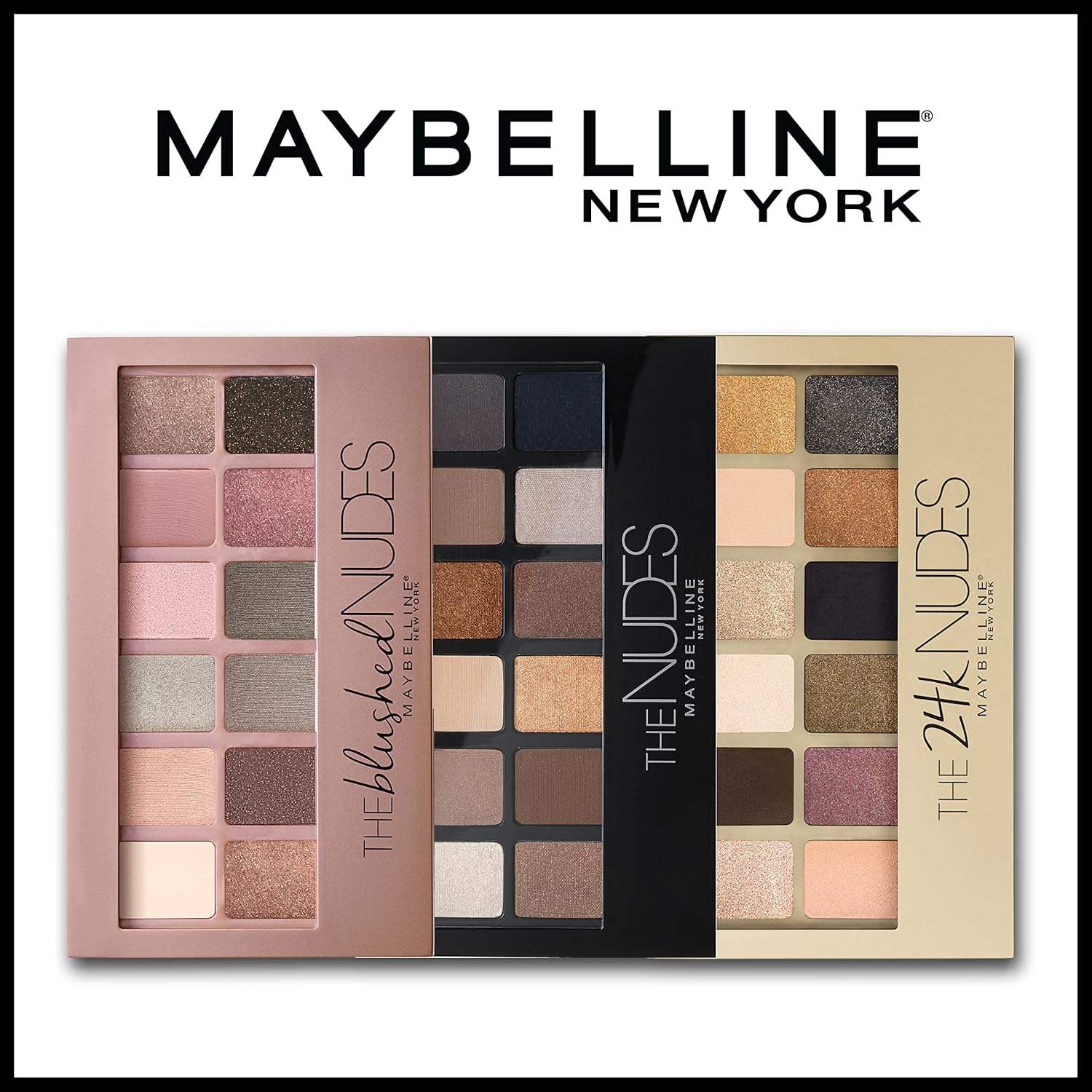 MAYBELLINE The Blushed Nudes Palette in Nude - 12 Shades