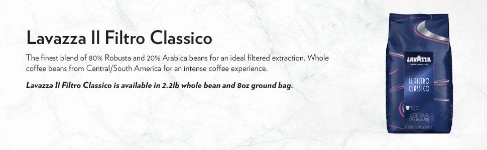 Il Filtro Classico Balanced Ground Coffee by Lavazza - 8 oz Coffee