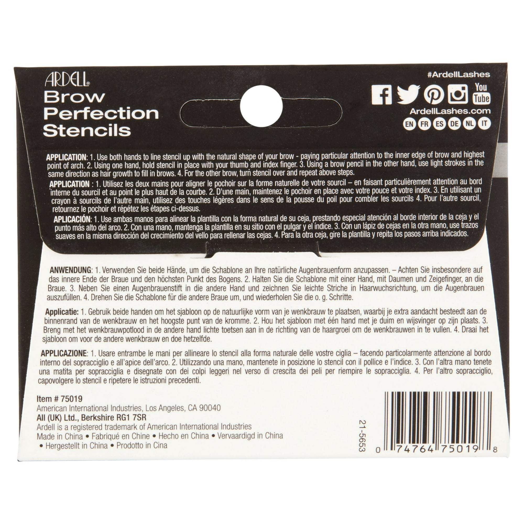 ARDELL Brow Perfection Stencils