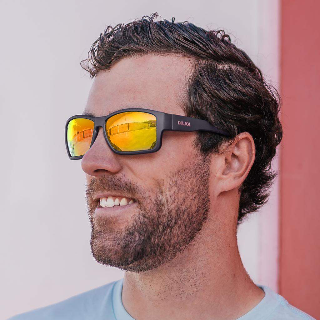 Solize Island of Memories - Charcoal to Ebony by DelSol for Unisex - 1 Pc Sunglasses