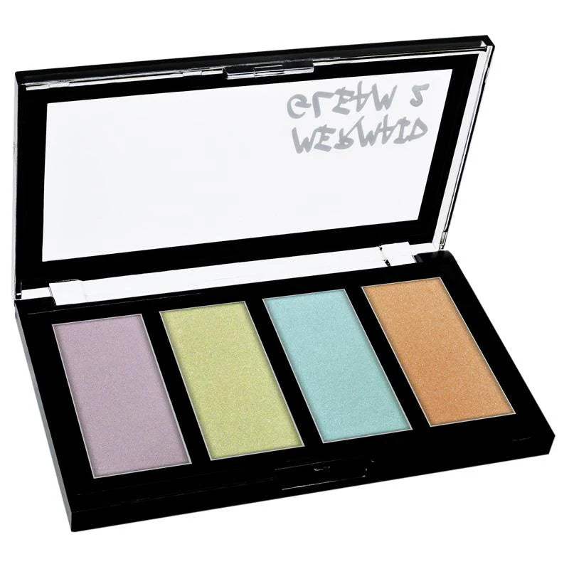 KLEANCOLOR Prismatic Highlighter Palette Mermaid Gleam Display Set, 24 Pieces