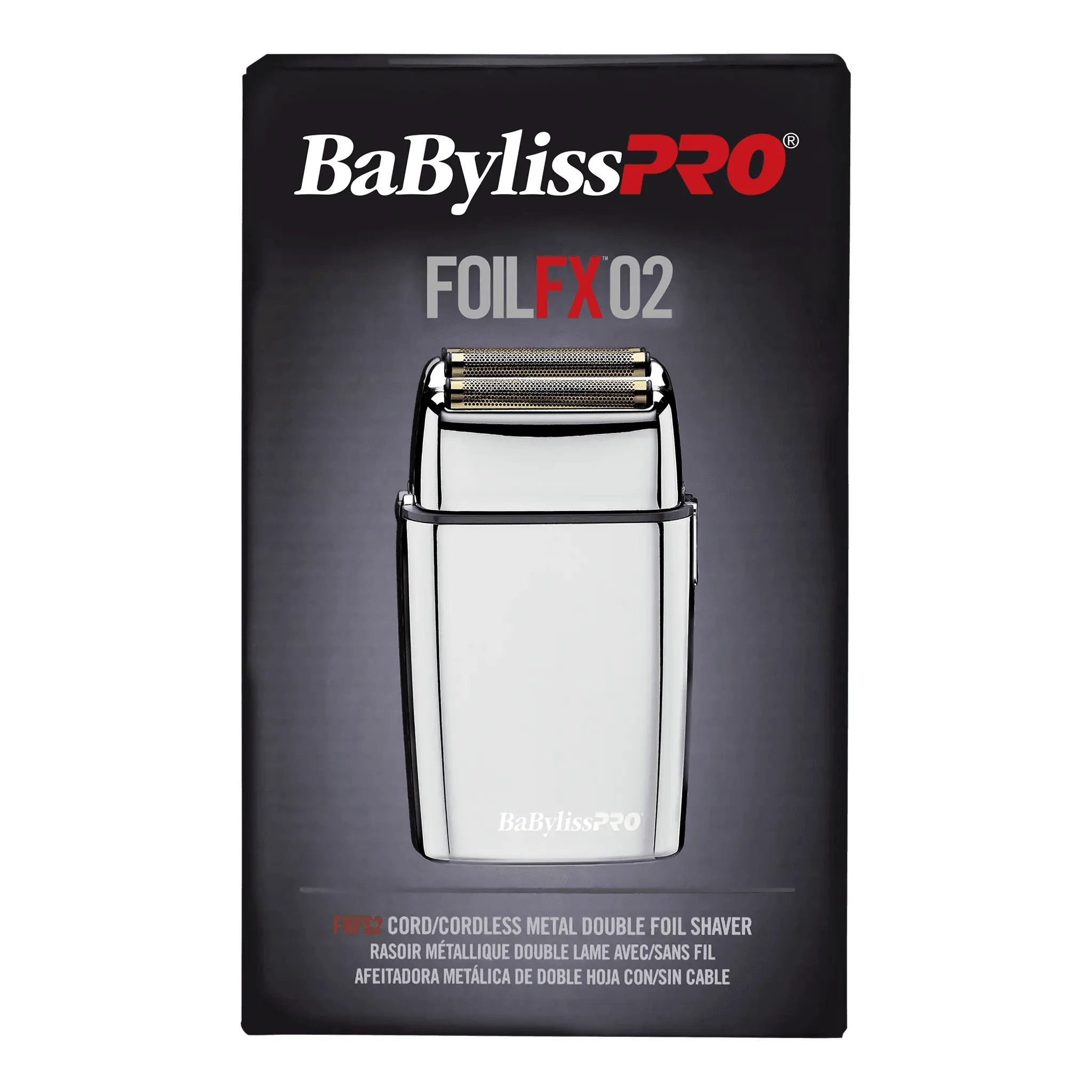 BaBylissPRO FOILFX02 Cordless Metal Double Foil Shaver