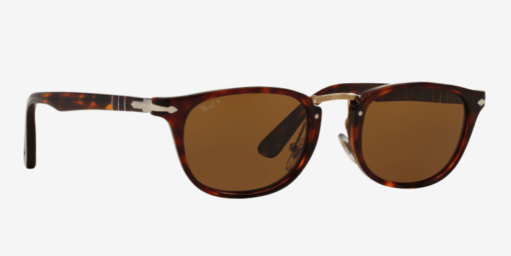 Persol PO3127S 24-57 - Havana-Brown Polarized by Persol for Men - 50-22-145 mm Sunglasses