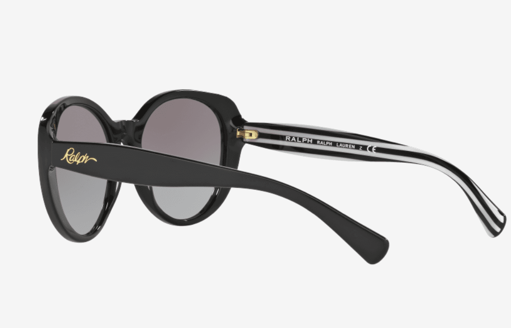 Ralph Lauren RA 5212 315611 - Black Stripe-Grey Gradient by Ralph Lauren for Women - 58-18-140 mm Sunglasses