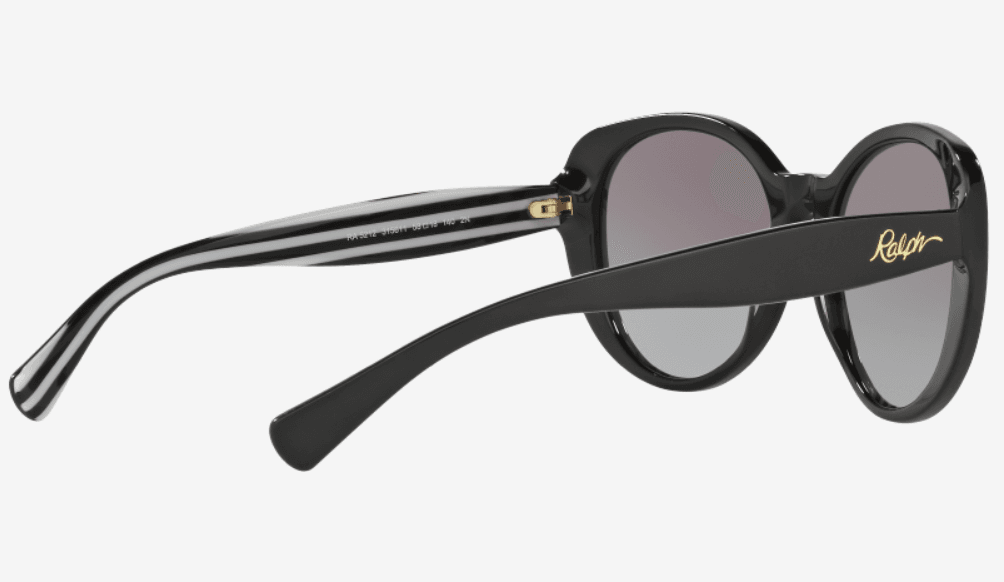 Ralph Lauren RA 5212 315611 - Black Stripe-Grey Gradient by Ralph Lauren for Women - 58-18-140 mm Sunglasses
