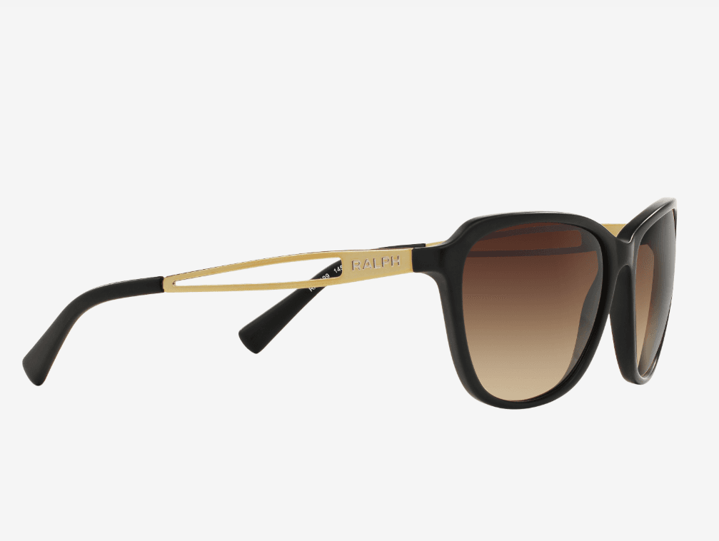 Ralph Lauren RA 5199 145-13 - Matte Black-Gold-Brown Gradient by Ralph Lauren for Women - 57-15-135 mm Sunglasses