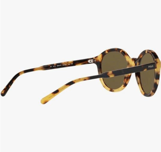 Polo Ralph Lauren PH 4112 500473 - Shiny Spotty Havana-Olive by Ralph Lauren for Women - 50-22-140 mm Sunglasses