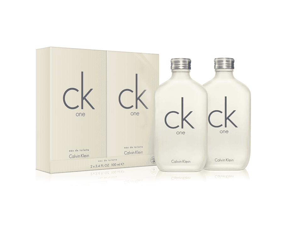 CK One by Calvin Klein for Unisex - 3.4 oz EDT Spray - Pack of 2