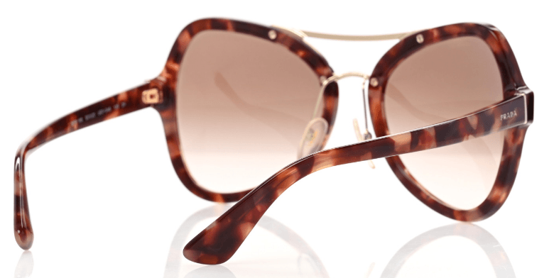 Prada SPR 18S 2AU-3D0 - Brown-Brown Gradient by Prada for Women - 55-20-135 mm Sunglasses