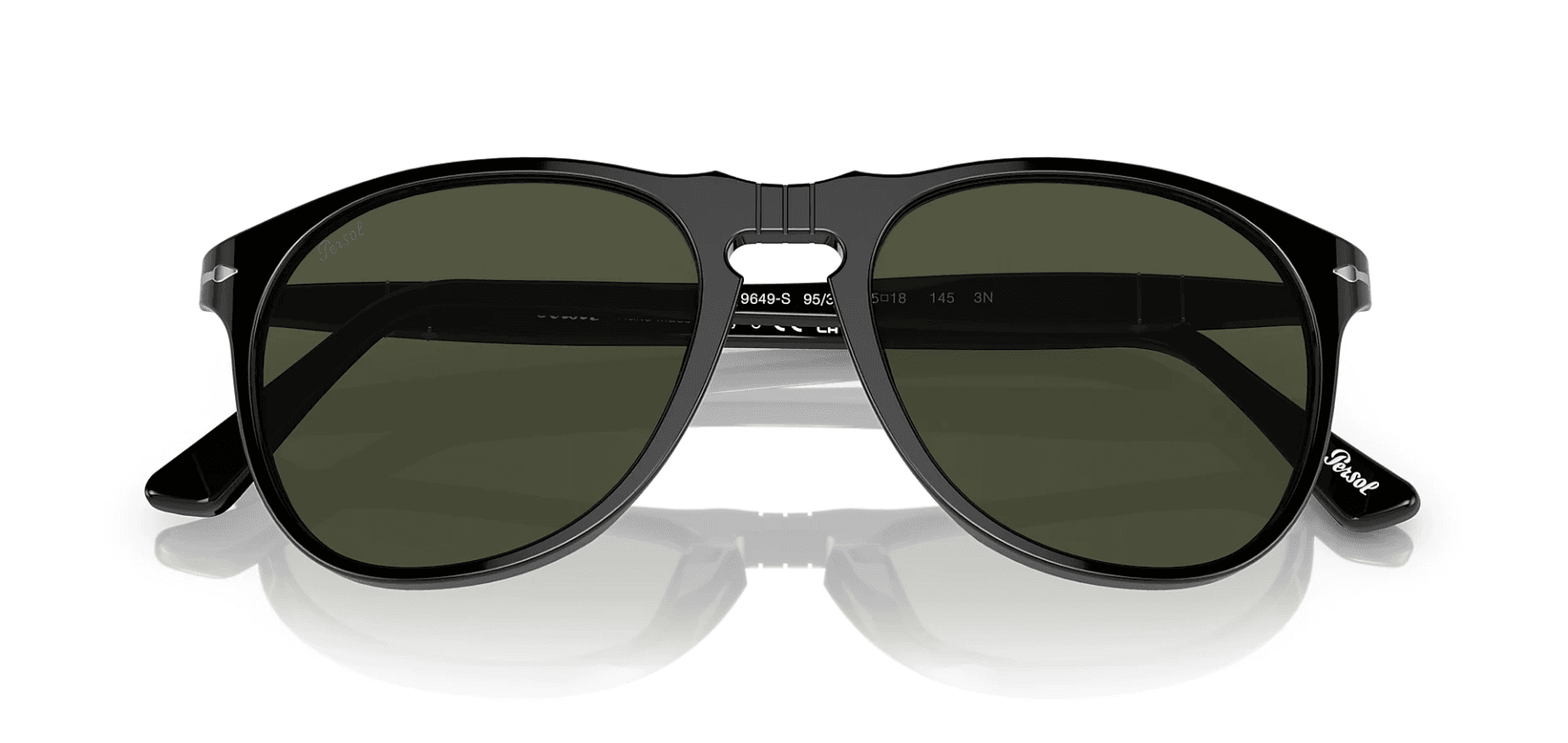 Persol PO9649S 95-31 Black-Grey by Persol for Men - 52-18-145 mm Sunglasses