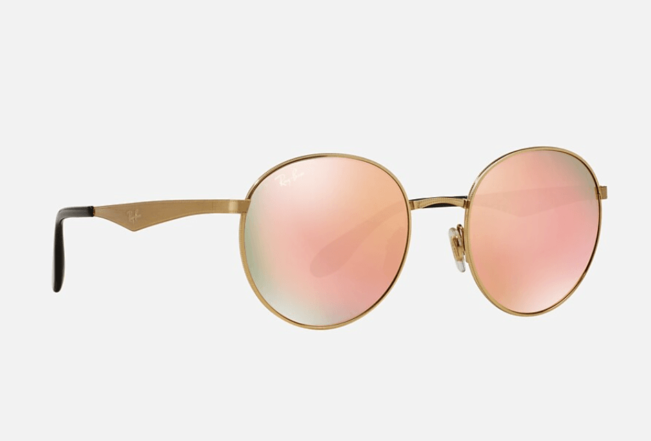 Ray Ban RB 3537 001-2Y - Gold-Copper by Ray Ban for Women - 51-19-145 mm Sunglasses