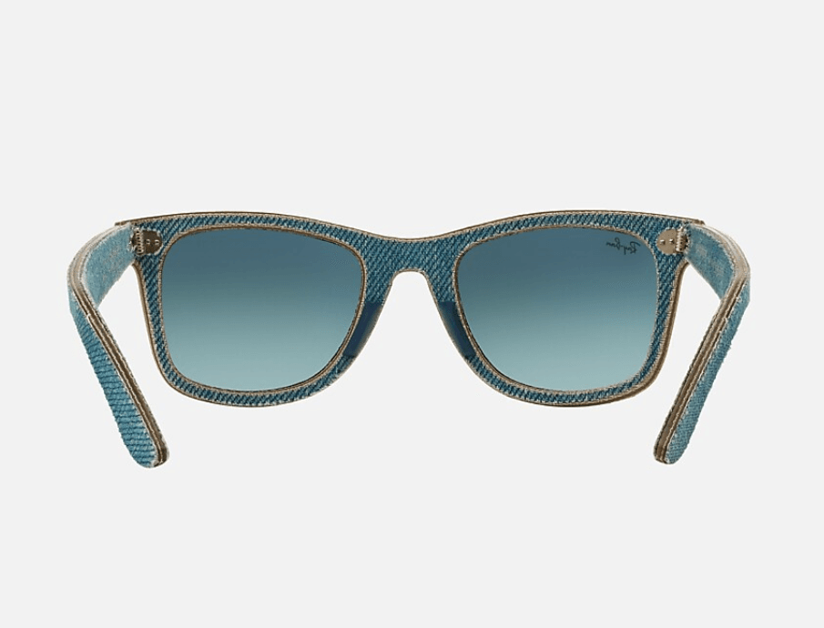 Ray Ban RB 2140 1163/71 Wayfarer Denim - Blue Denim Blue/Grey Gradient by Ray Ban for Unisex - 50-22-150 mm Sunglasses