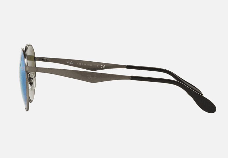 Ray Ban RB 3537 004-55 - Gunmetal-Blue by Ray Ban for Unisex - 51-19-145 mm Sunglasses