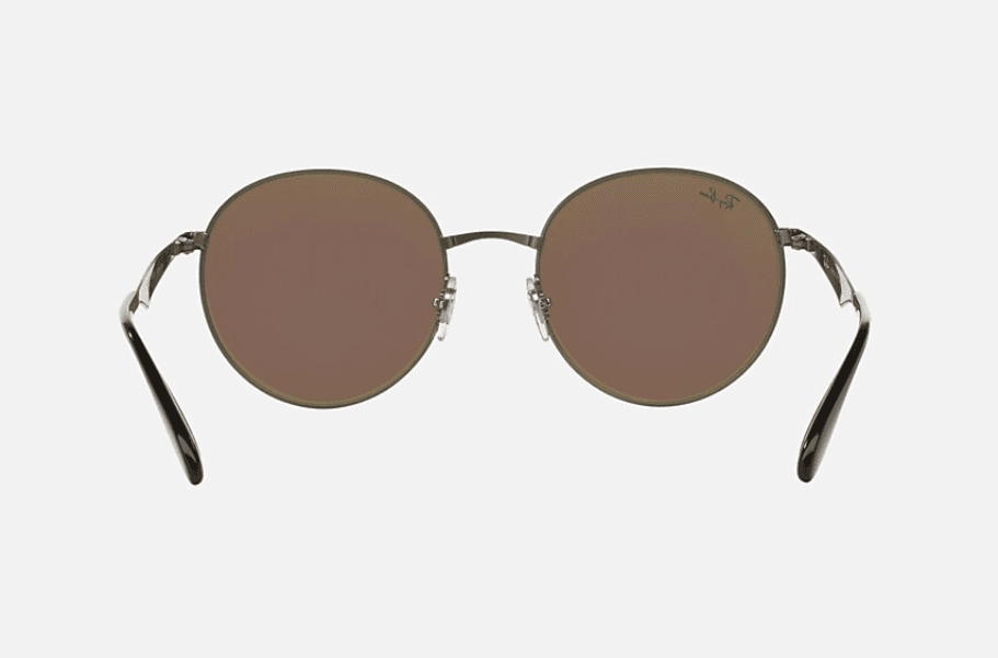 Ray Ban RB 3537 004-55 - Gunmetal-Blue by Ray Ban for Unisex - 51-19-145 mm Sunglasses