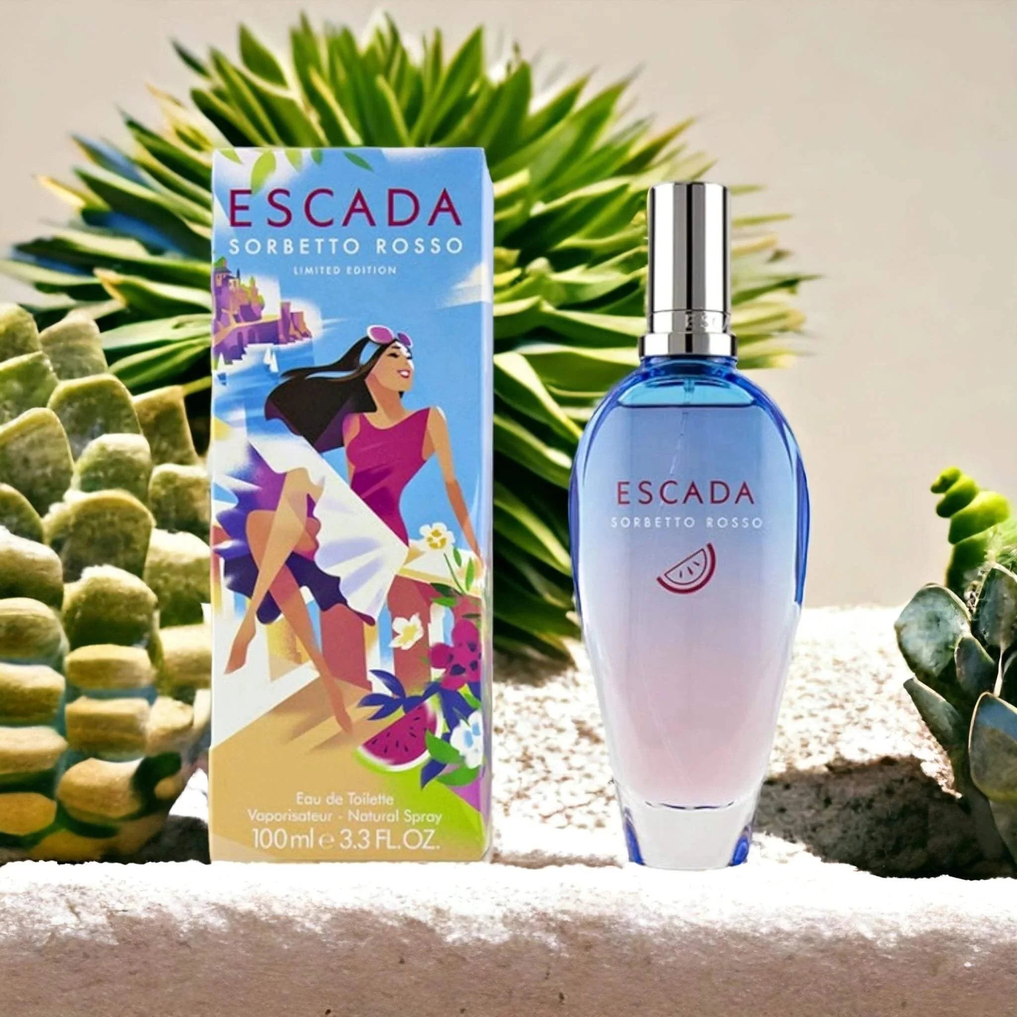 Sorbetto Rosso - Limited Edition by Escada for Women - 3.3 oz EDT Spray