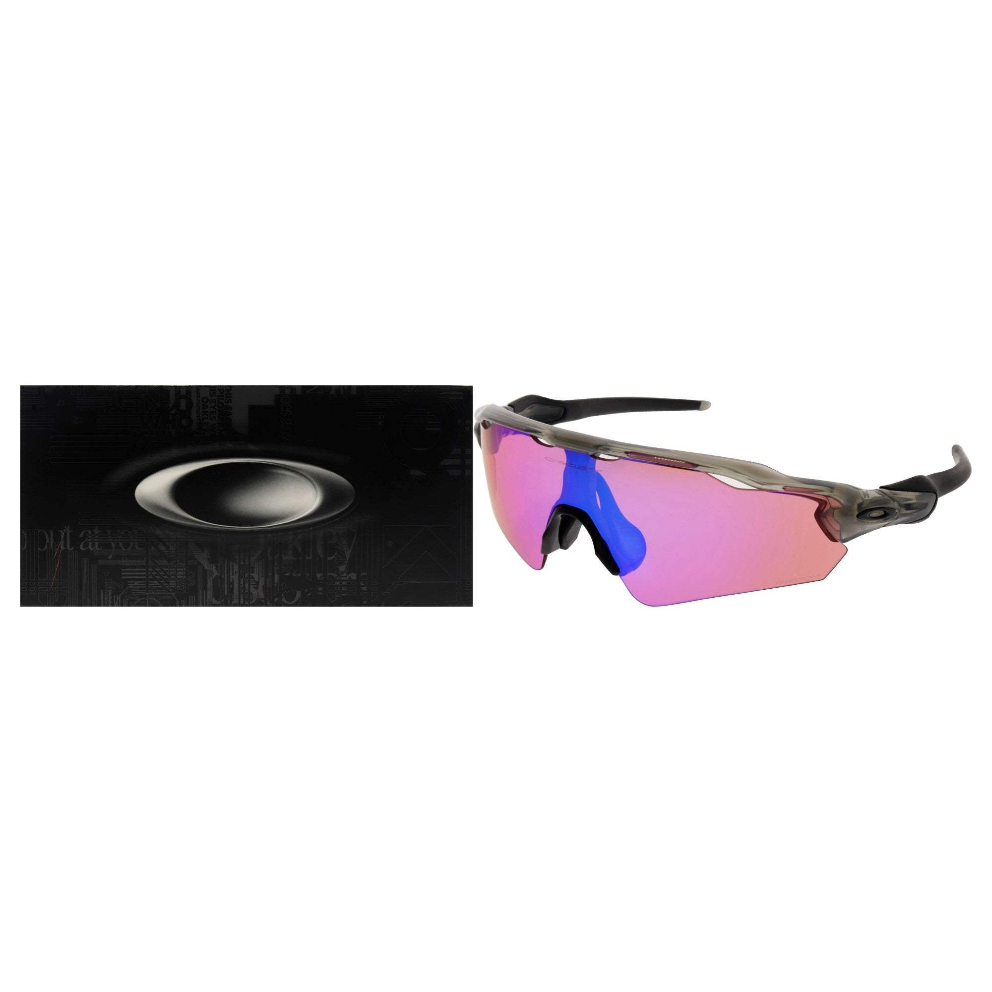 Oakley Radar EV OO9275-04 - Polished Grey Ink-Prizm Trail by Oakley for Unisex - 135-00-128 mm Sunglasses
