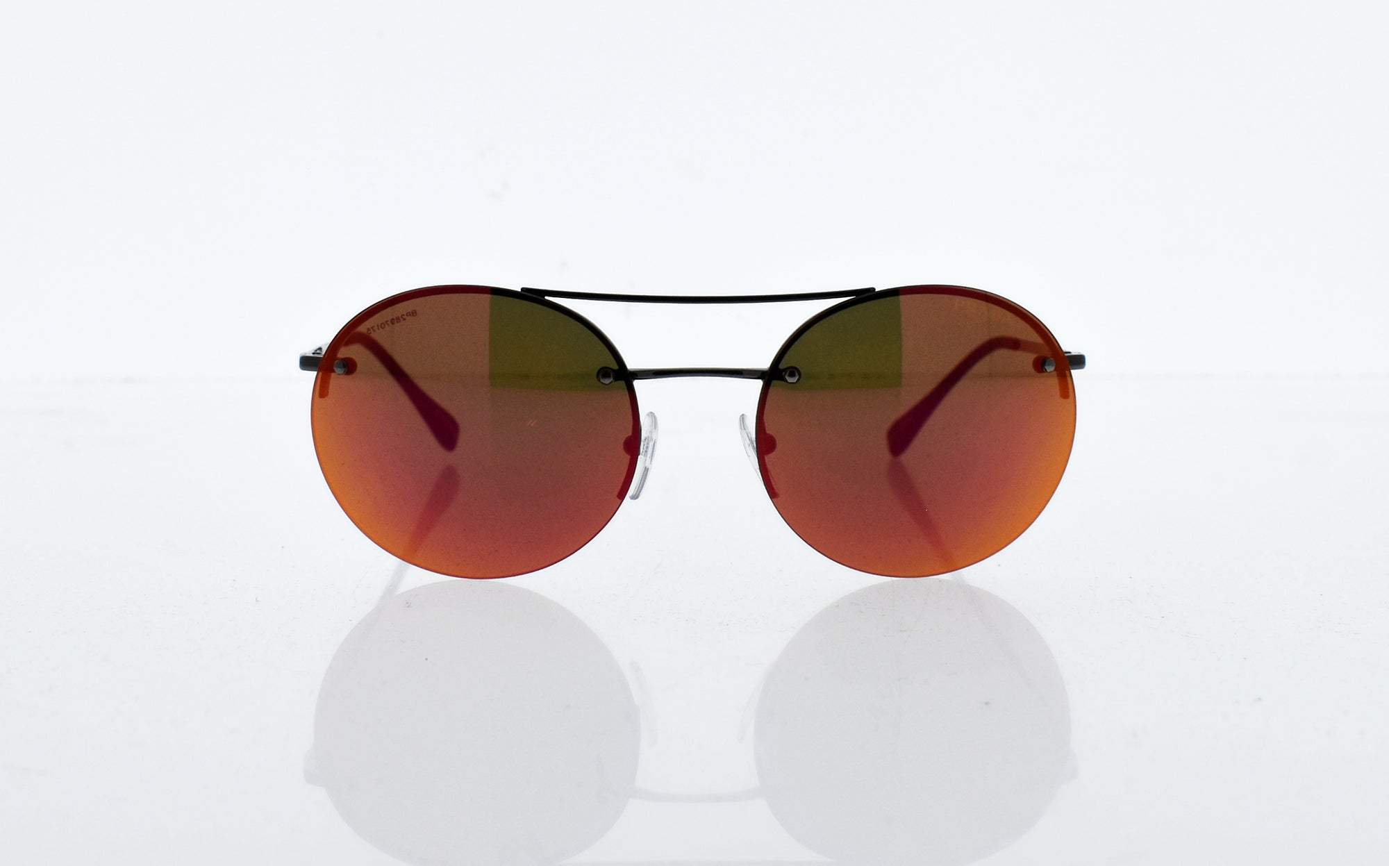 Prada SPS 54R 5AV-5M0 - Gunmetal-Brown Orange by Prada for Unisex - 56-18-135 mm Sunglasses