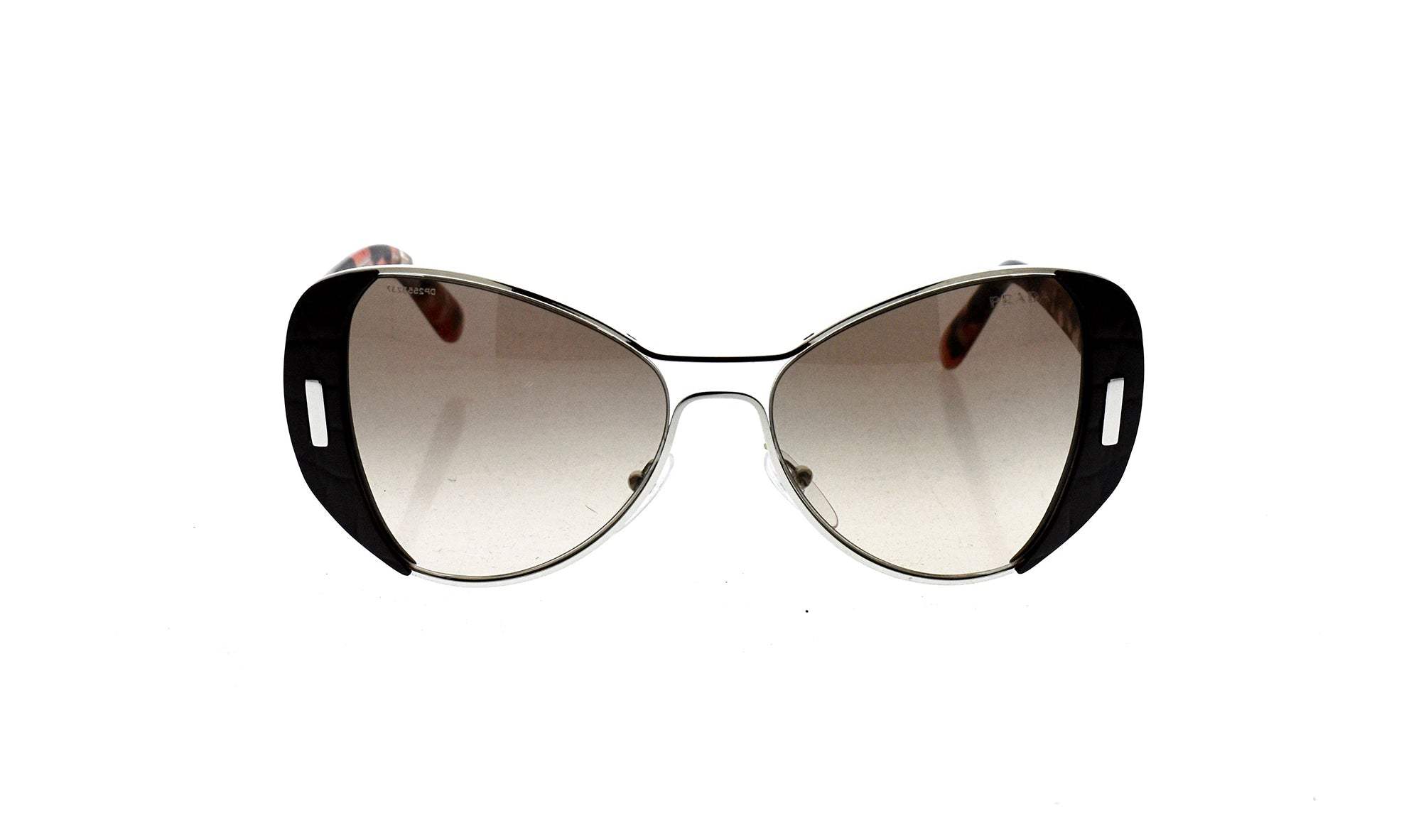 Prada SPR 60S DHO-3D0 - Silver-Brown by Prada for Women - 55-16-135 mm Sunglasses
