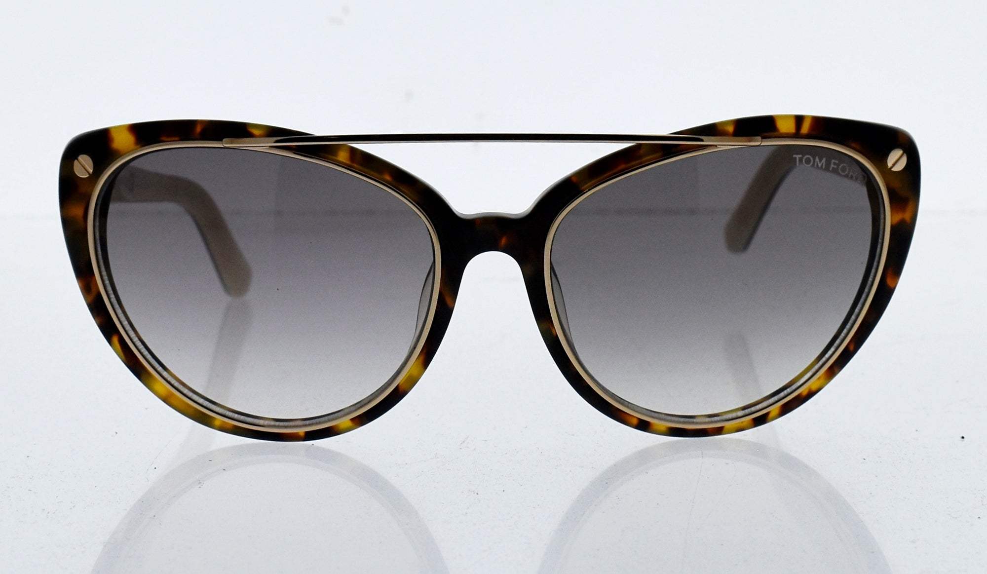 Tom Ford FT0384 Edita 56B - Havana-Smoke Gradient by Tom Ford for Women - 58-18-140 mm Sunglasses
