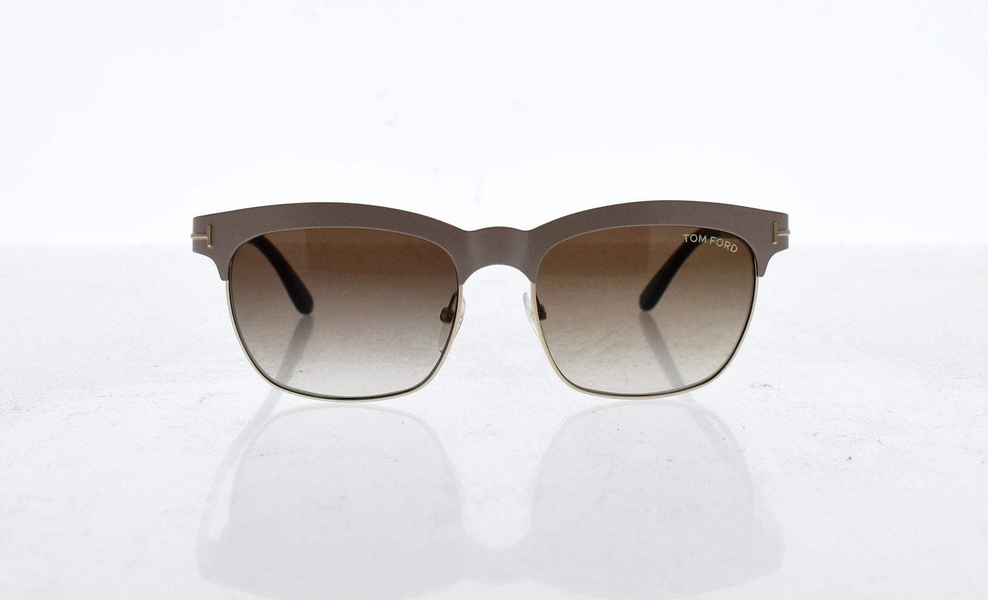Tom Ford TF437 74F Elena - Ivory-Gradient Brown by Tom Ford for Women - 54-17-135 mm Sunglasses