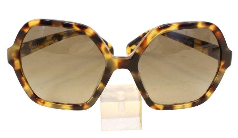 Prada SPR 06S 7S0-4K1 - Medium Havana-Green Gradient Grey by Prada for Women - 56-18-135 mm Sunglasses