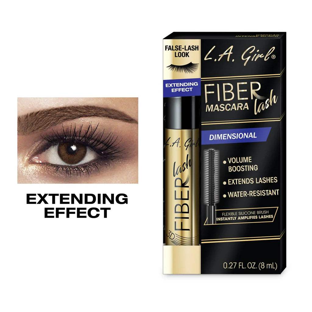 L.A. GIRL Fiber Lash Mascara - Intense Black