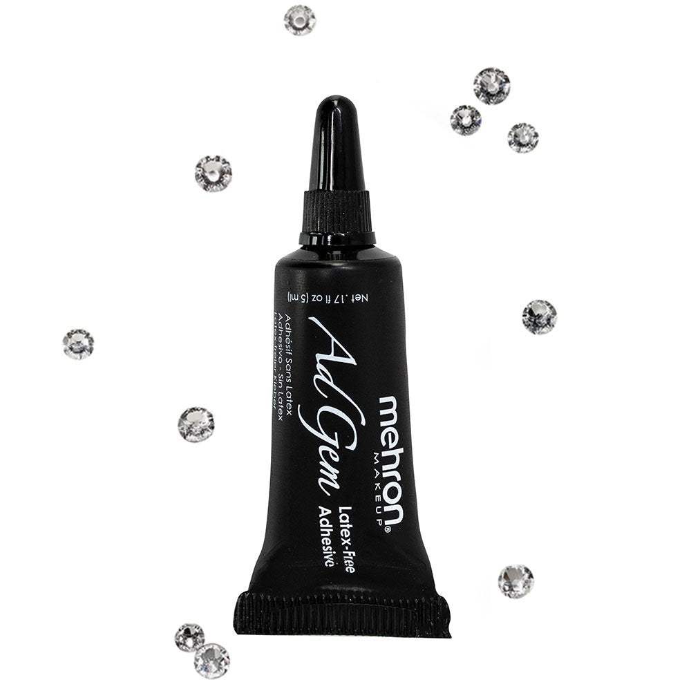 mehron AdGem Latex Free Adhesive - w/12 Rhinestones