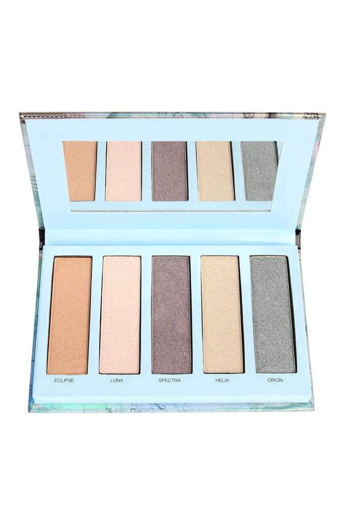 OKALAN Natural Color Dimensional Highlight Palette - Cool Display Set, 12 Pieces