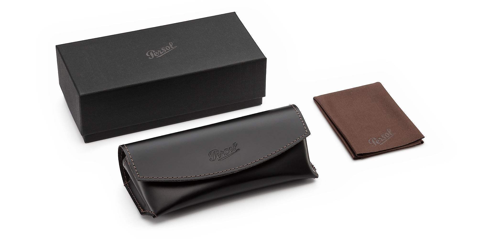 Persol PO3019S 24-31 - Havana-Crystal Green by Persol for Unisex - 55-18-145 mm Sunglasses