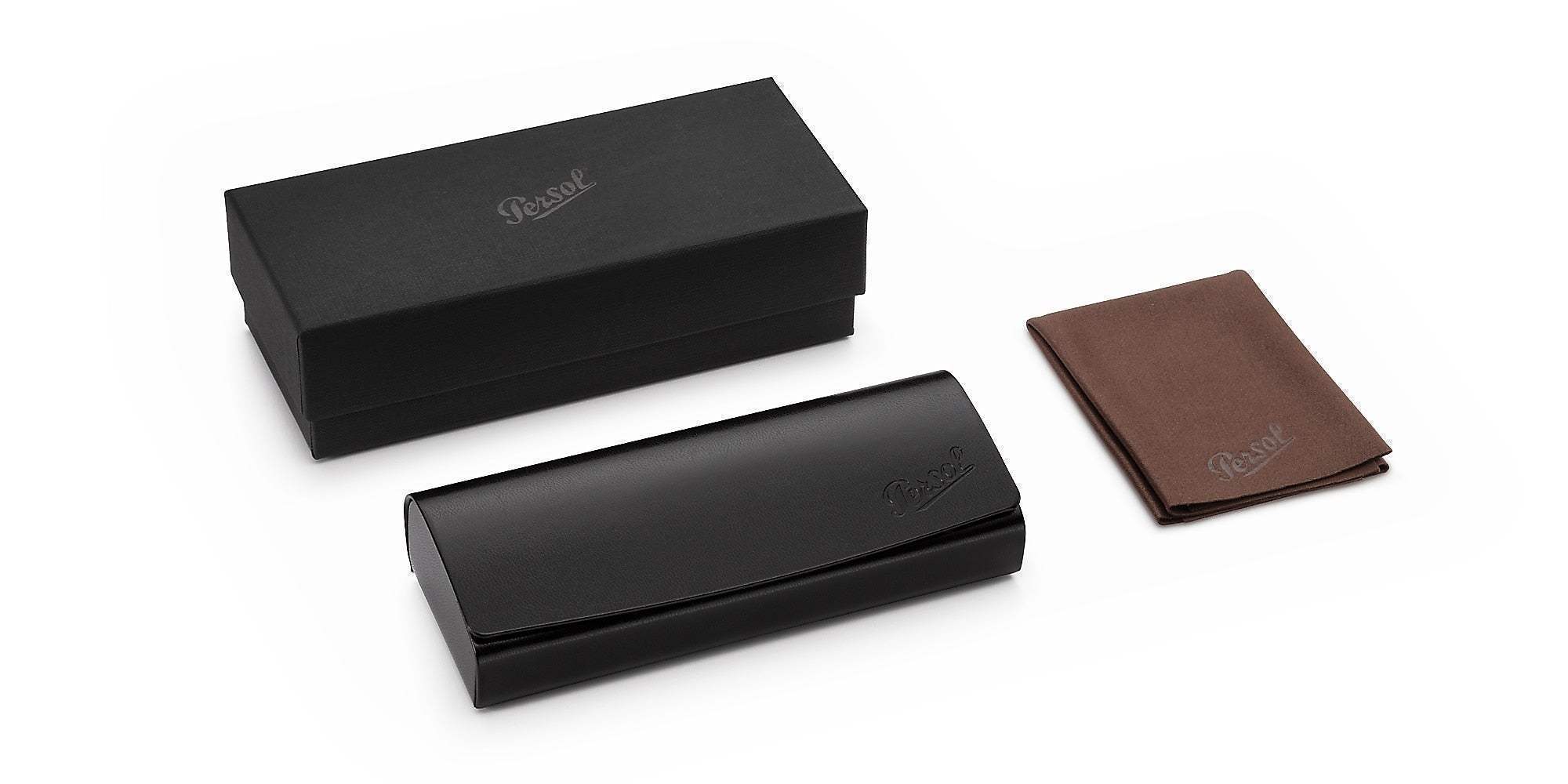 Persol PO3102S 24-57 - Havana-Brown Polarized by Persol for Men - 56-19-145 mm Sunglasses
