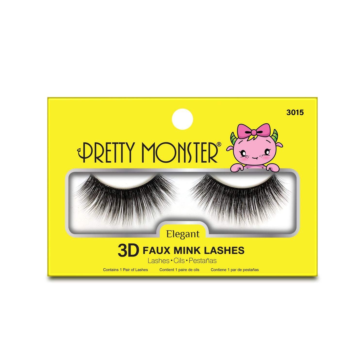 Pretty Monster Elegant 3D Faux Mink Lashes