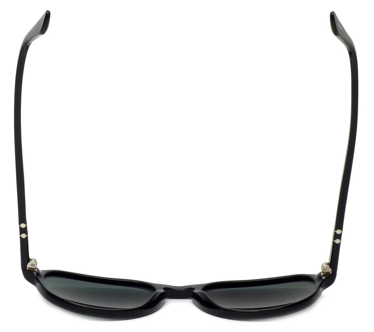 Persol PO3053S 9014-58 - Black-Green Polarized by Persol for Men - 54-19-145 mm Sunglasses
