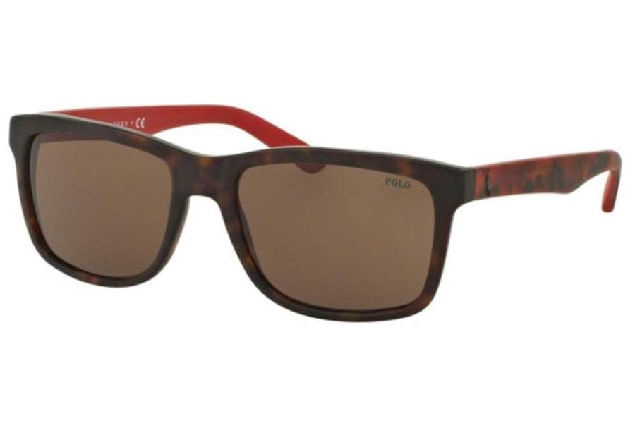 Polo Ralph Lauren PH 4098 560173 - Matte Dark Gunmetal-Dark Brown by Ralph Lauren for Men - 57-18-145 mm Sunglasses