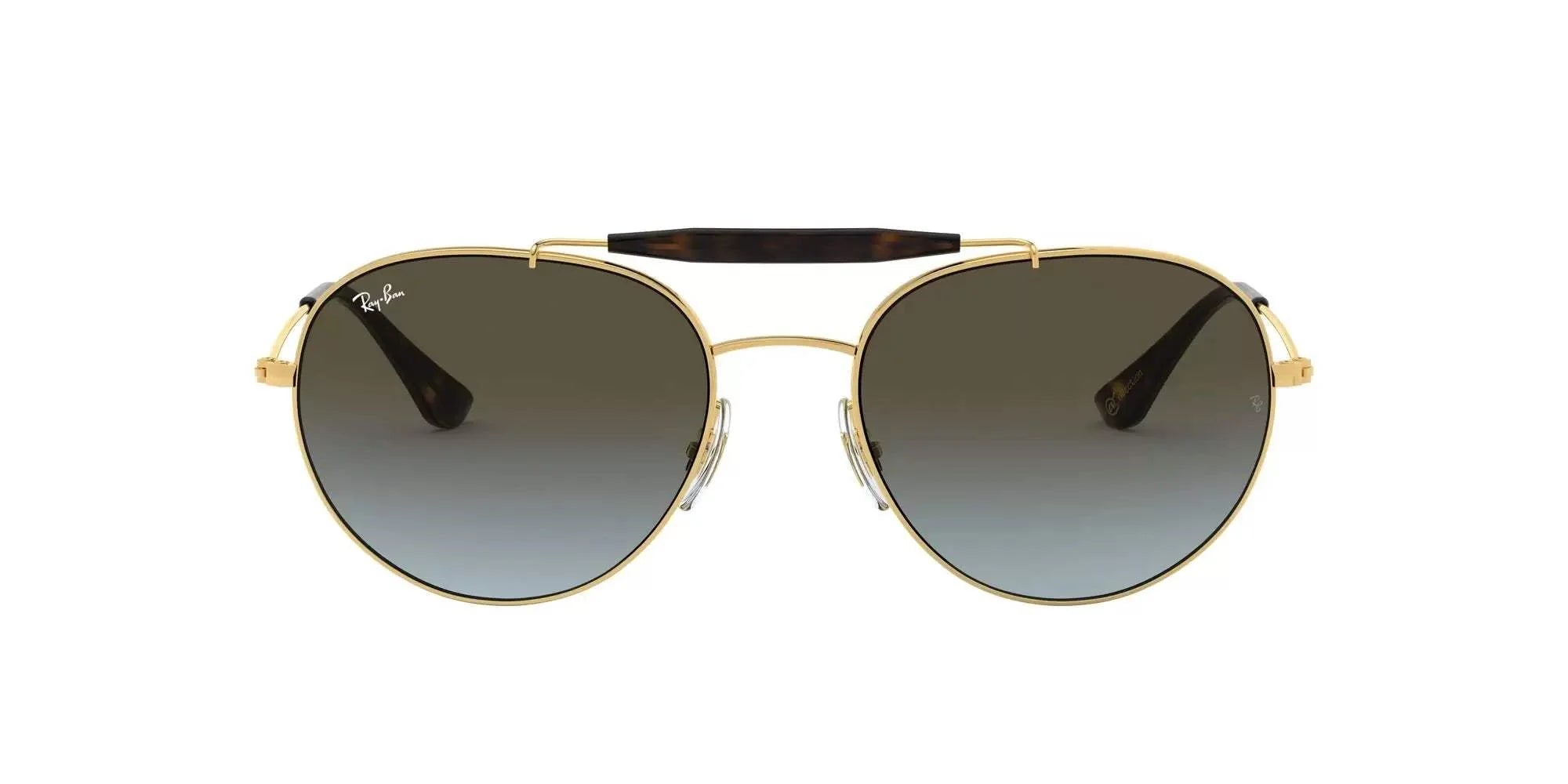 Ray Ban RB 3540 001-51 - Gold-Light Brown Gradient by Ray Ban for Unisex - 56-18-140 mm Sunglasses
