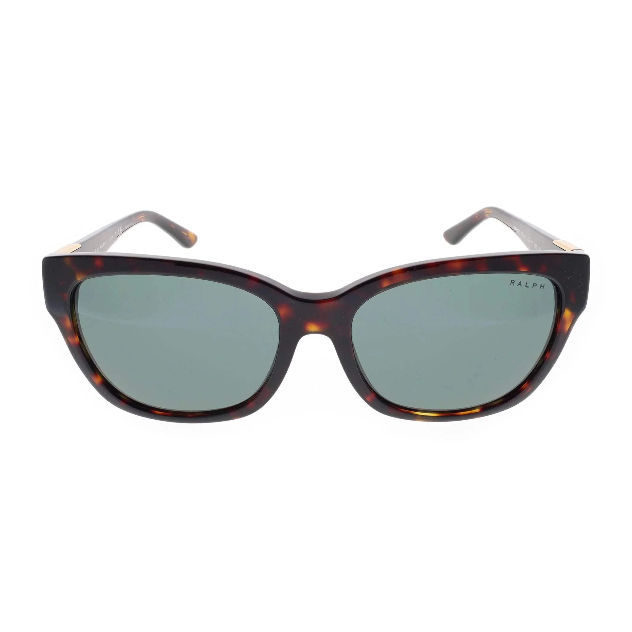 Ralph Lauren RA5208 1378-71 - Dark Tortoise-Green Solid by Ralph Lauren for Women - 55-17-135 mm Sunglasses