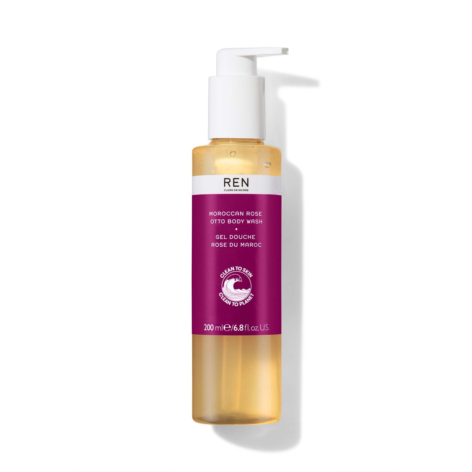 Moroccan Rose Otto Body Wash by REN for Unisex - 6.8 oz Body Wash