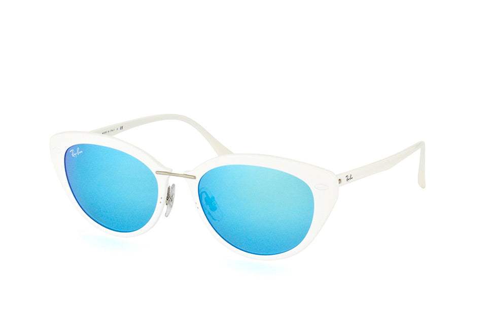 Ray Ban RB 4250 671-55 - White-Blue by Ray Ban for Women - 52-18-140 mm Sunglasses