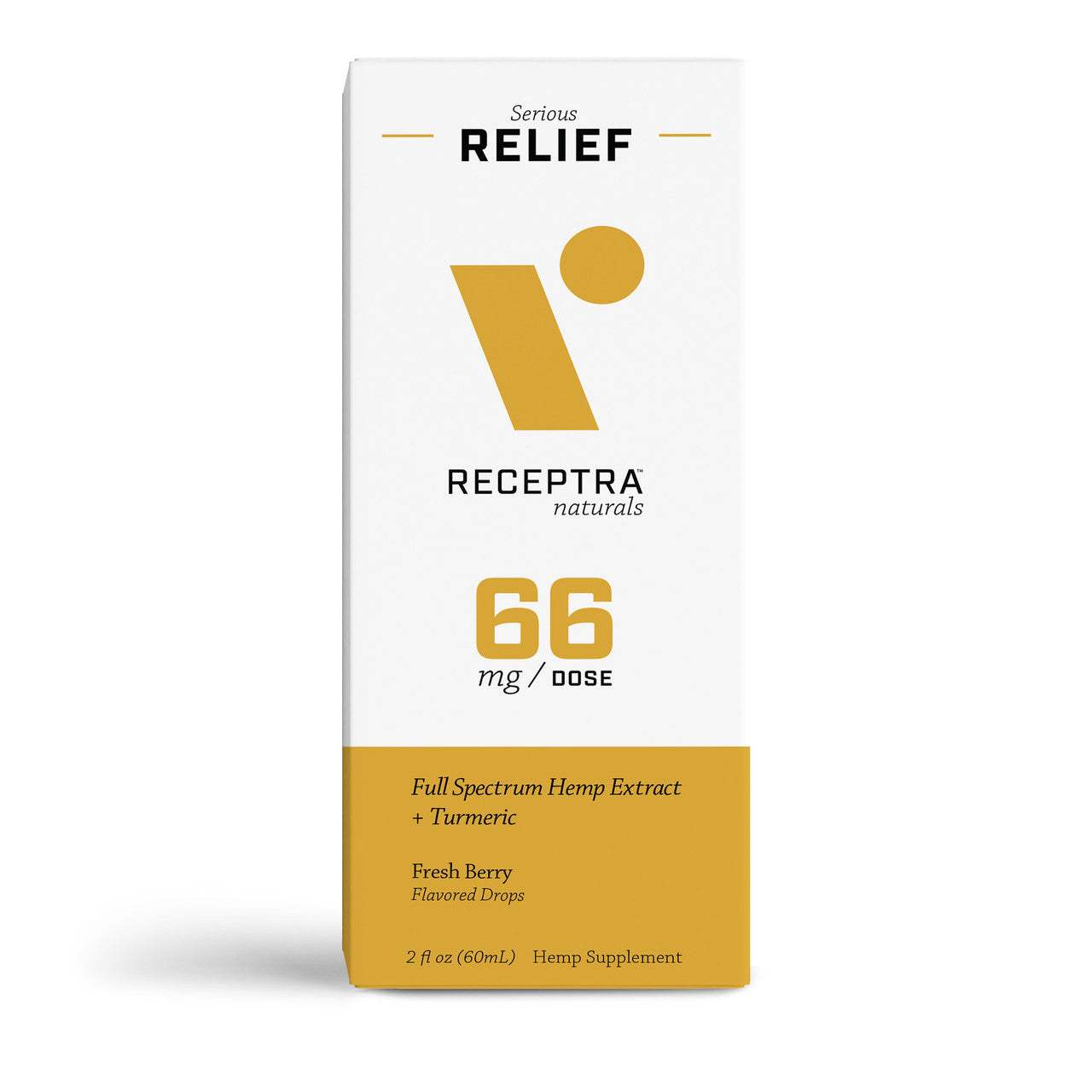 Serious Relief 33mg Dose - Fresh Berry by Receptra Naturals for Unisex - 0.5 oz Tincture