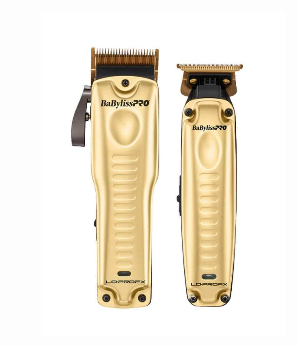 BaBylissPRO LoPROFX Limited Edition Gold Clipper and Trimmer Combo