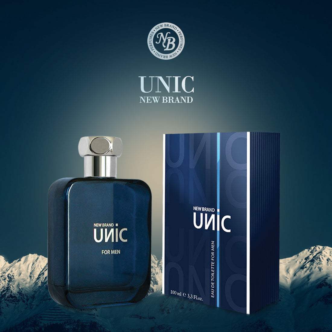 Unic by New Brand for Men - 3.3 oz EDT Spray