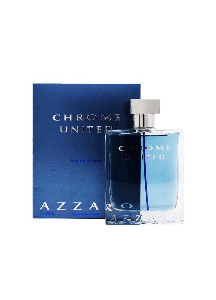 Chrome United by Azzaro for Men - 3.4 oz EDT Spray