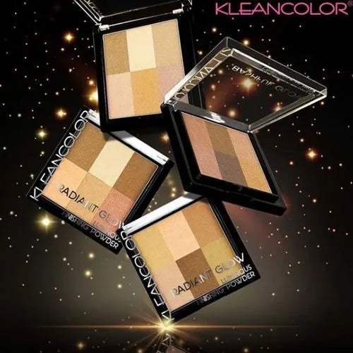 KLEANCOLOR Radiant Glow Luminous Finishing Powder Display Set, 24 Pieces