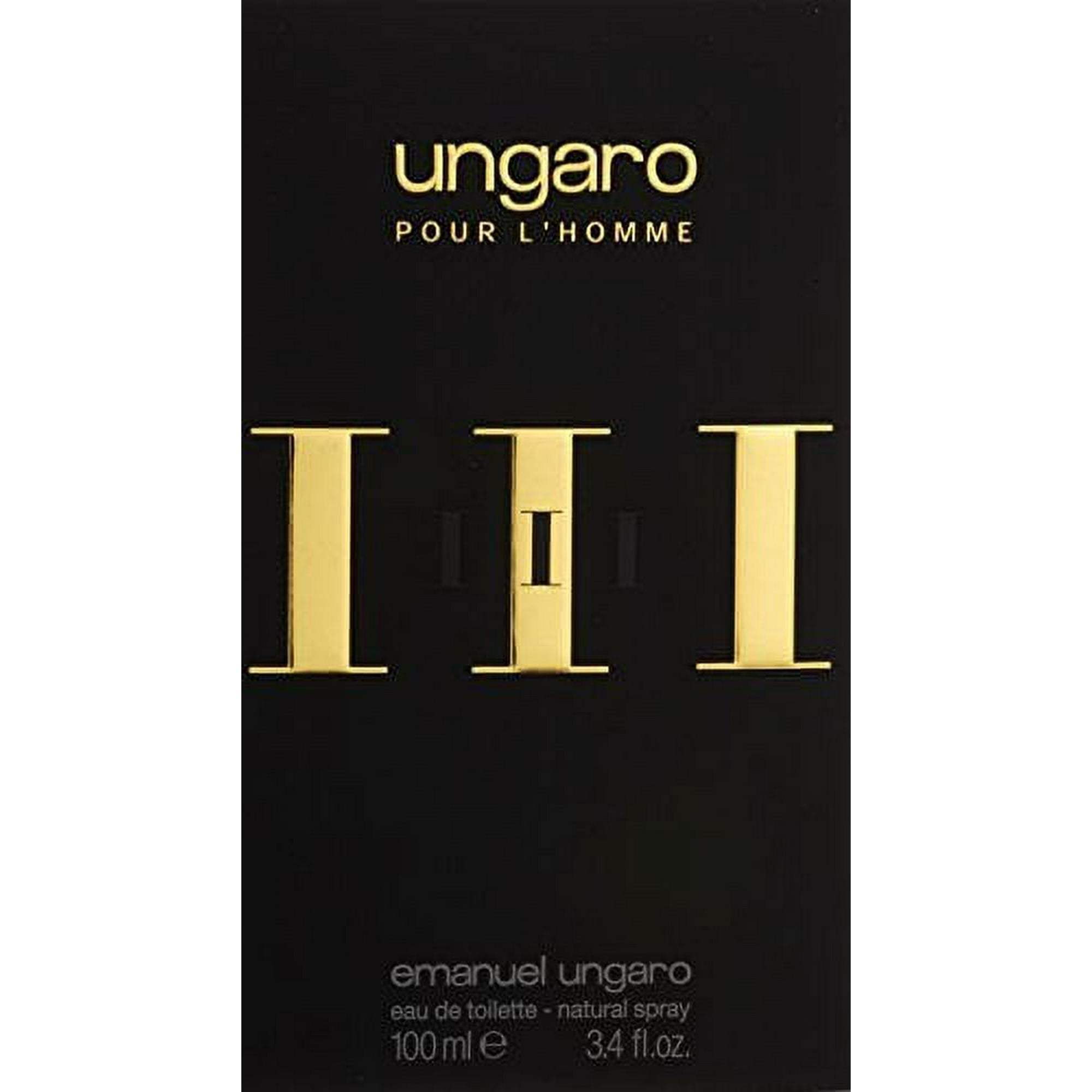 Ungaro III by Emanuel Ungaro for Men - 3.4 oz EDT Spray (Tester)