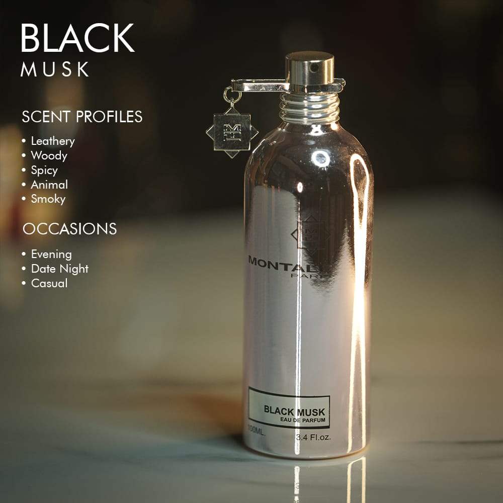 Black Musk by Montale for Unisex - 3.4 oz EDP Spray