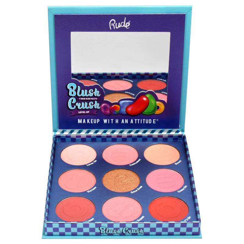 RUDE Blush Crush 9 Color Blush Palette - Level Up
