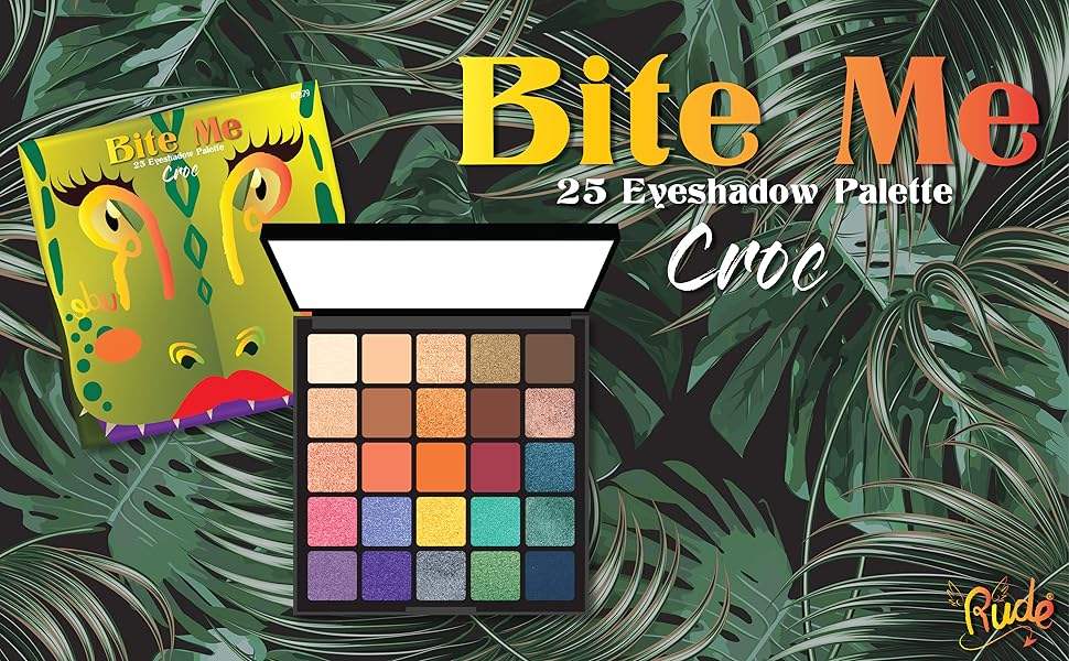 RUDE Bite Me 25 Eyeshadow Palette - Croc